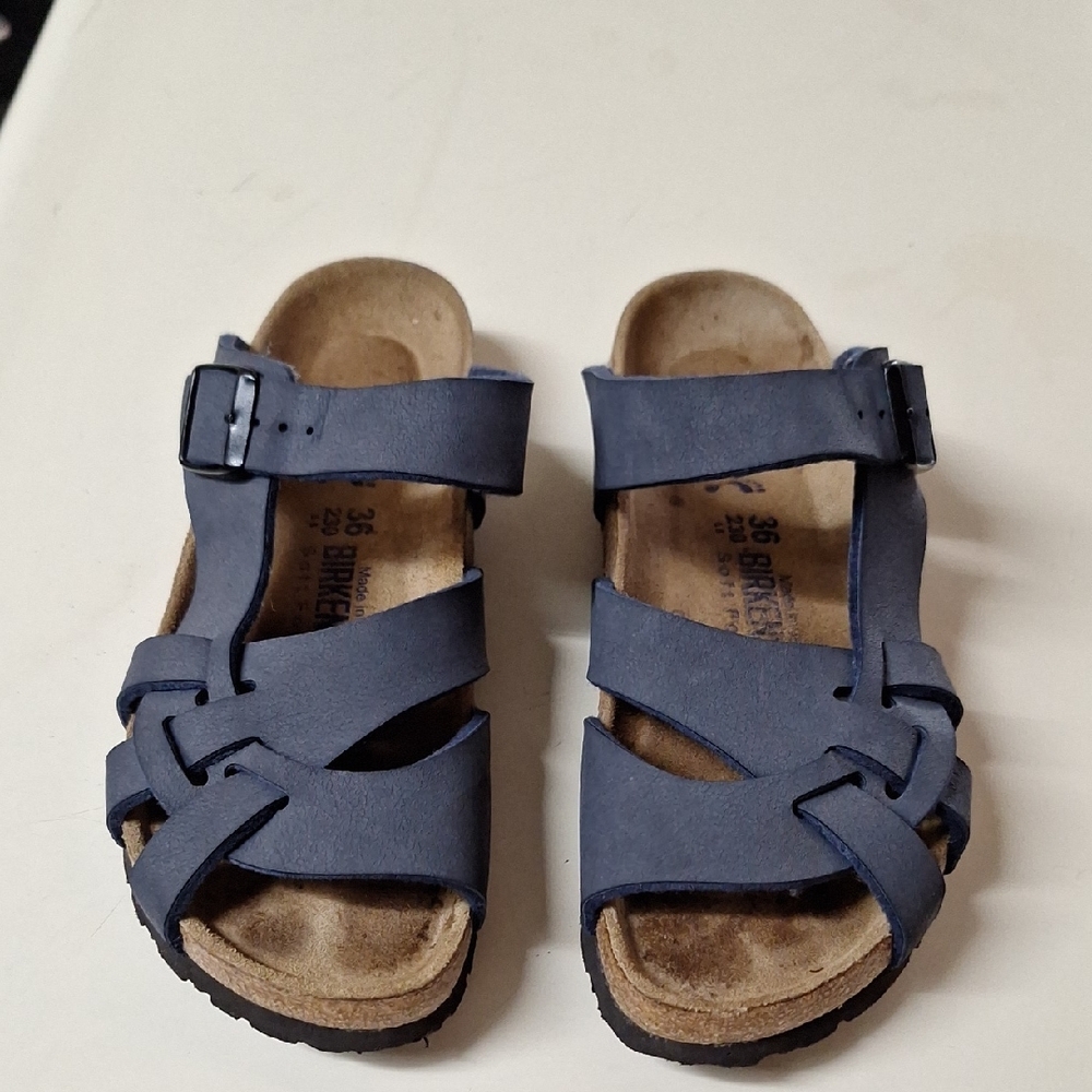 Birkenstock Navy Sandals Size 36